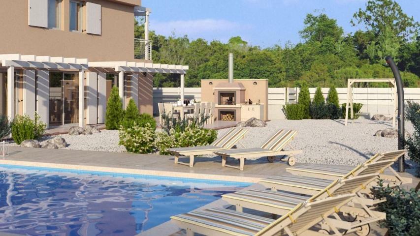 Villa Bella - Beautiful And Modern House With Pool, Souna, Jacuzzi & Playground, Liznjan - Istra Exterior foto